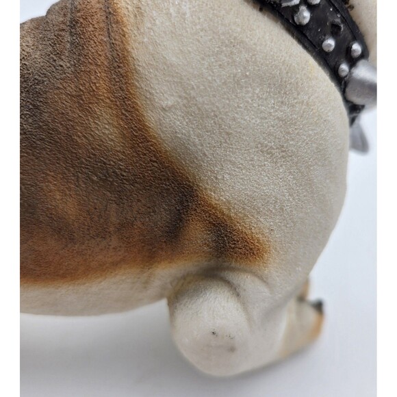 Realistic English Bulldog Resin Figure Dog Statue Sandicast Style Collectible - Picture 8 of 9